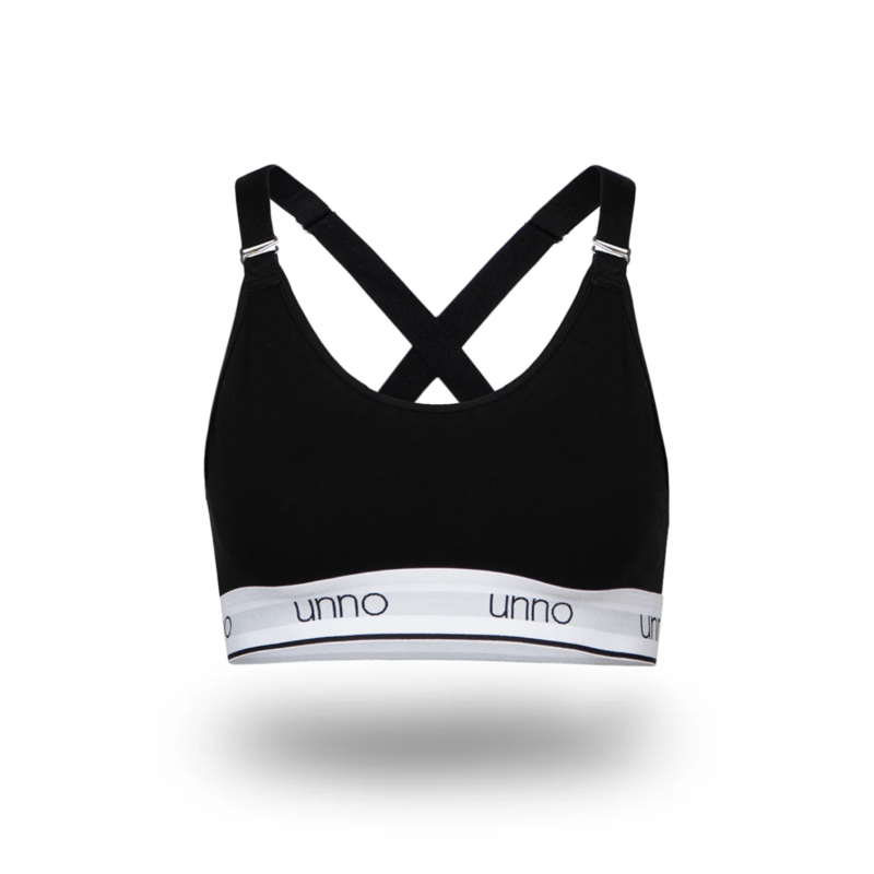 CROSSED BRA TOP